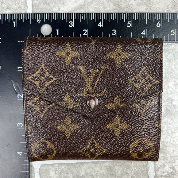LOUIS VUITTON Porte Monnaie Viekart Credit Monogram Double-hook Wallet Auth. LV - Picture 4 of 17